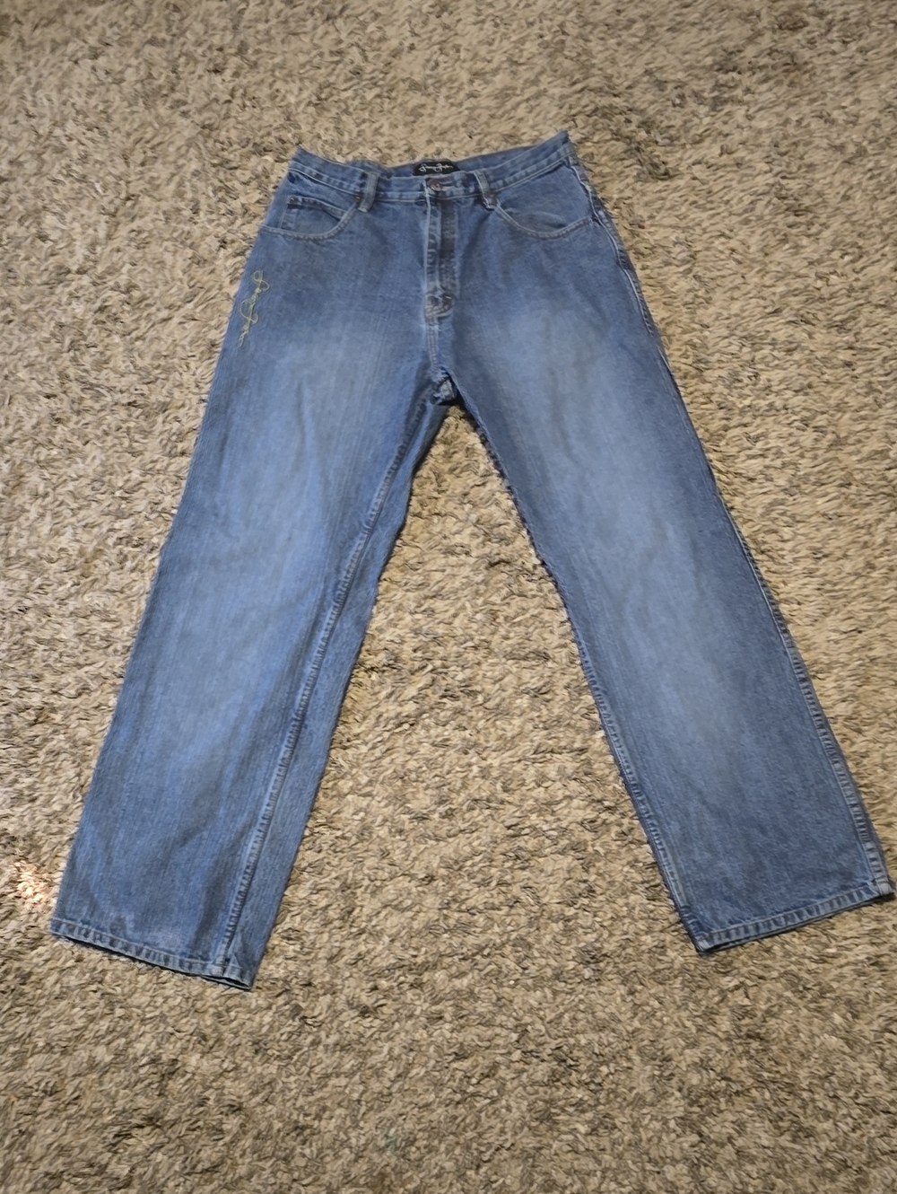 Sean John Light Blue Straight Jeans